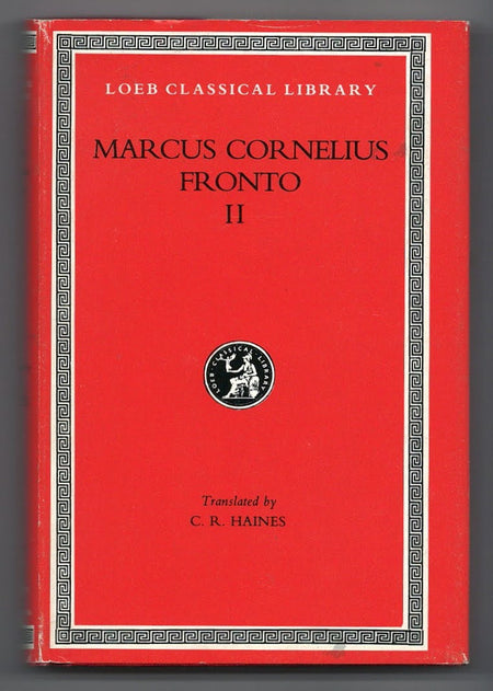 The Correspondence of Marcus Cornelius Fronto