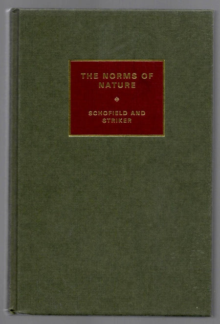 The Norms of Nature: Studies in Hellenistic Ethics edited by Malcolm Schofield and Gisela Striker