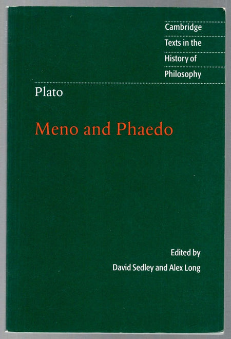Meno and Phaedo by Plato