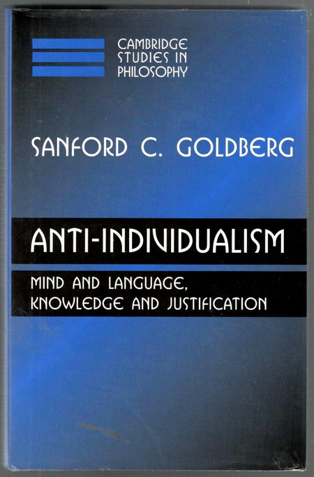 Anti-Individualism by Sanford C. Goldberg