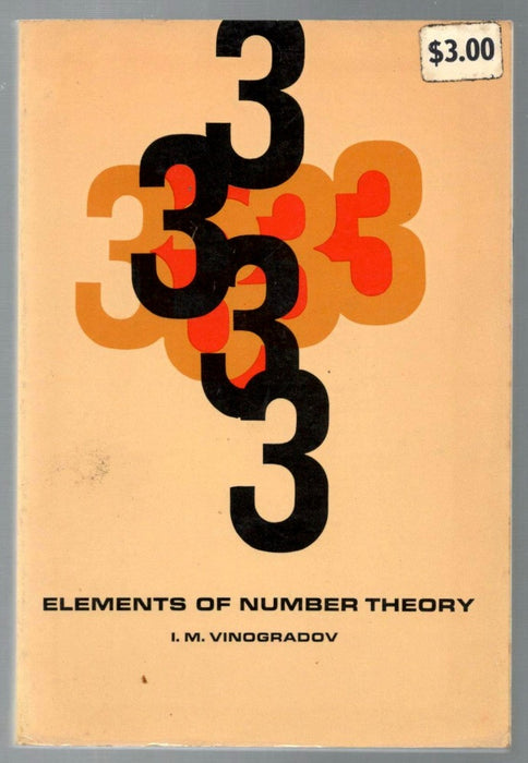 Elements of Number Theory by I. M. Vinogradov